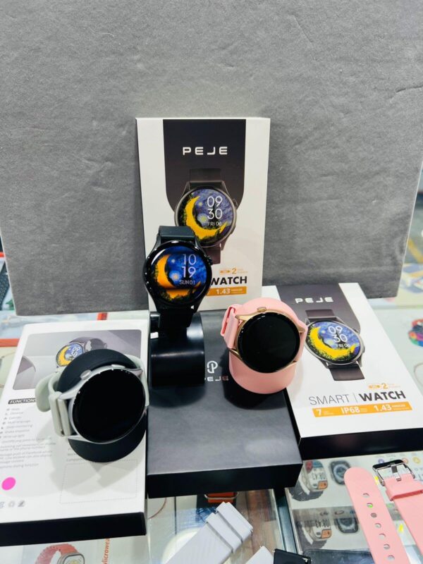 Smartwatch Peje wz10 serie 10 Preto a prova dagua IP68 - Imagem 2