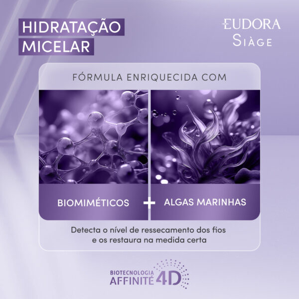 Máscara Capilar Siàge Hidratação Micelar 250g - Imagem 3