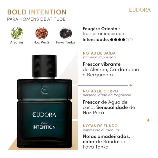 Bold Intention Desodorante Colônia 100ml - Imagem 2