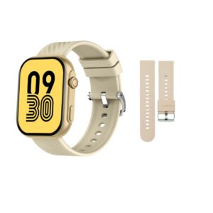 Smartwatch Peje ZW03 Ultra A Prova D'água Pulseira Extra - Dourado