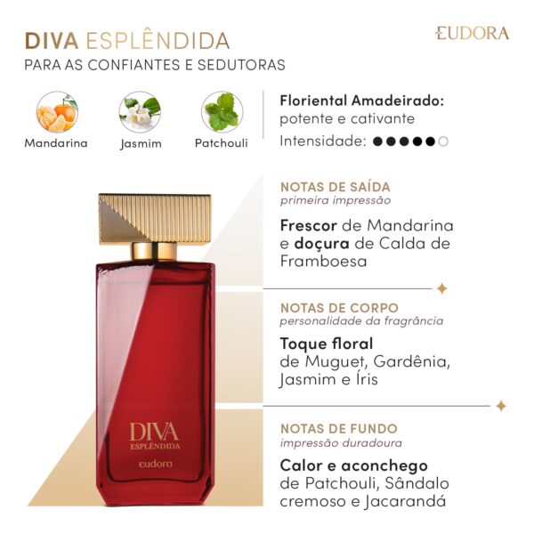 Diva Esplêndida Desodorante Colônia 100ml - Imagem 3