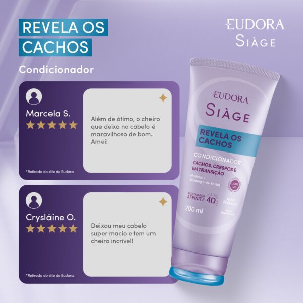 Condicionador Siàge Revela Os Cachos 200ml - Imagem 4