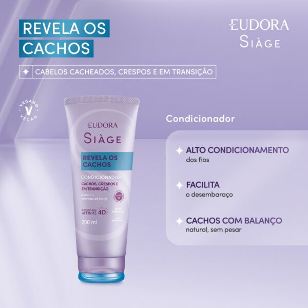 Condicionador Siàge Revela Os Cachos 200ml - Imagem 2