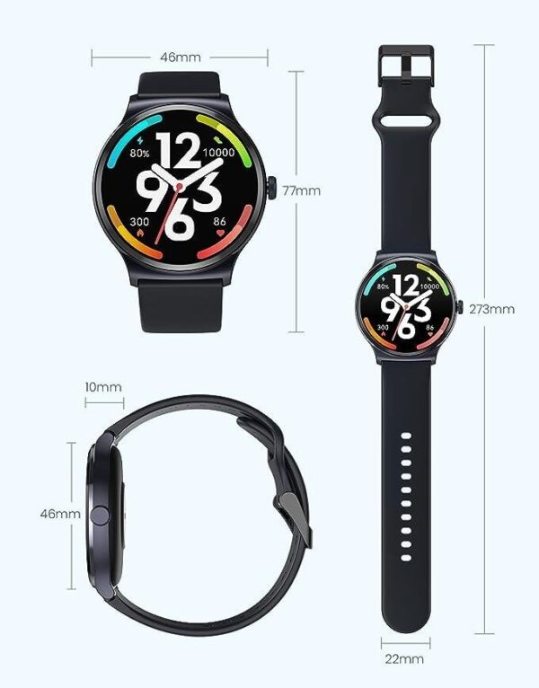 Smartwatch Haylou Solar Lite A Prova Dagua - Azul - Imagem 9