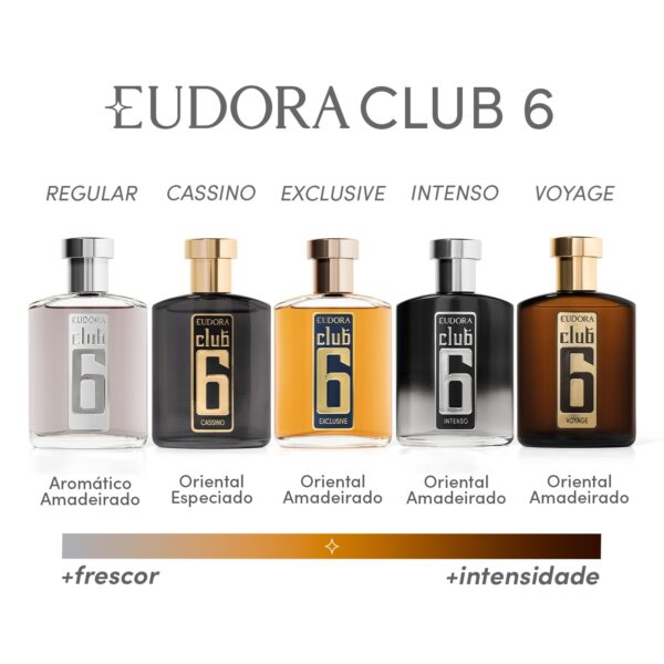 Club 6 Exclusive Desodorante Colônia 95ml - Imagem 4