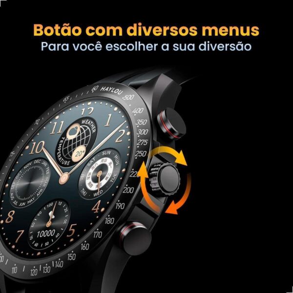Smartwatch Haylou Solar Pro Amoled A Prova Dagua - Preto - Imagem 6