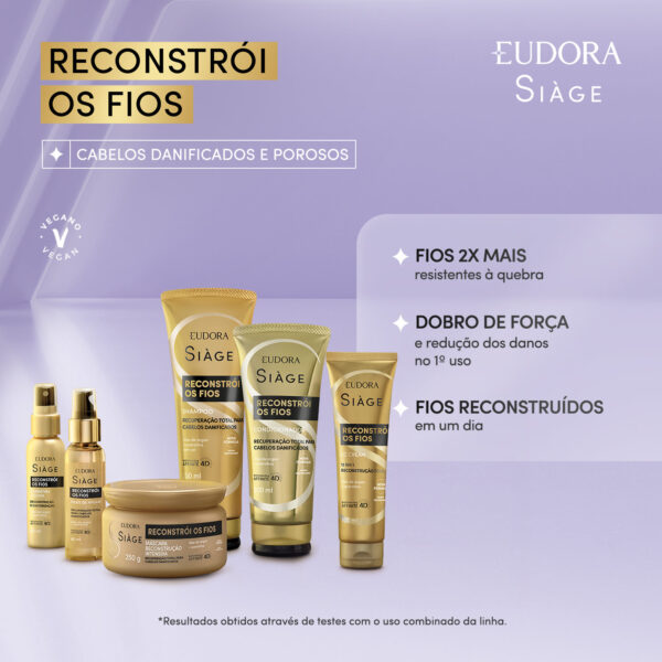 CC Cream Siàge Reconstrói os Fios 100ml - Imagem 6