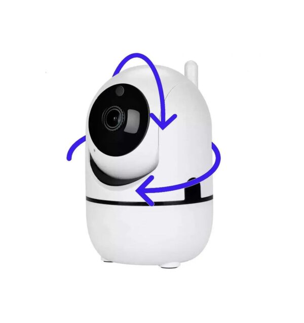 Camera Inteligente Ip Wifi 1080p Giratoria 360 - Imagem 3
