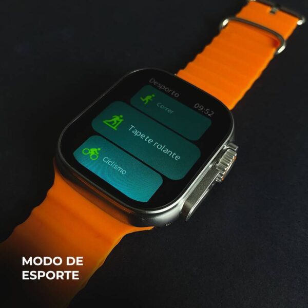 WS80 ULTRA 2 | +Fone bluetooth | Kit 7 pulseiras | Toque duplo | Segunda geração - Imagem 18