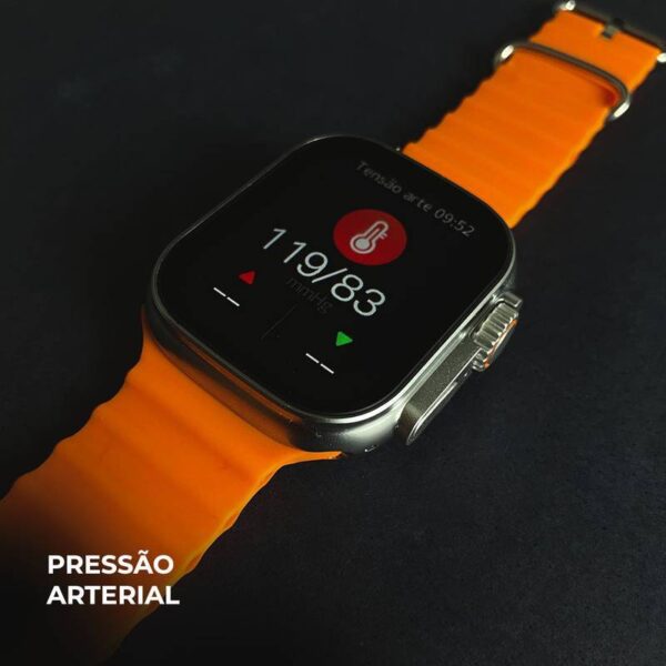 WS80 ULTRA 2 | +Fone bluetooth | Kit 7 pulseiras | Toque duplo | Segunda geração - Imagem 22