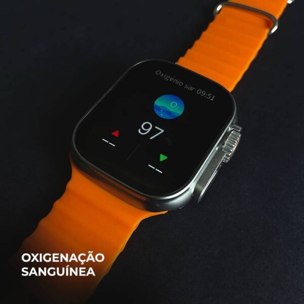 WS80 ULTRA 2 | +Fone bluetooth | Kit 7 pulseiras | Toque duplo | Segunda geração - Imagem 25