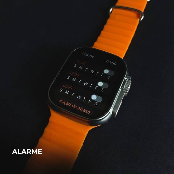 WS80 ULTRA 2 | +Fone bluetooth | Kit 7 pulseiras | Toque duplo | Segunda geração - Imagem 30