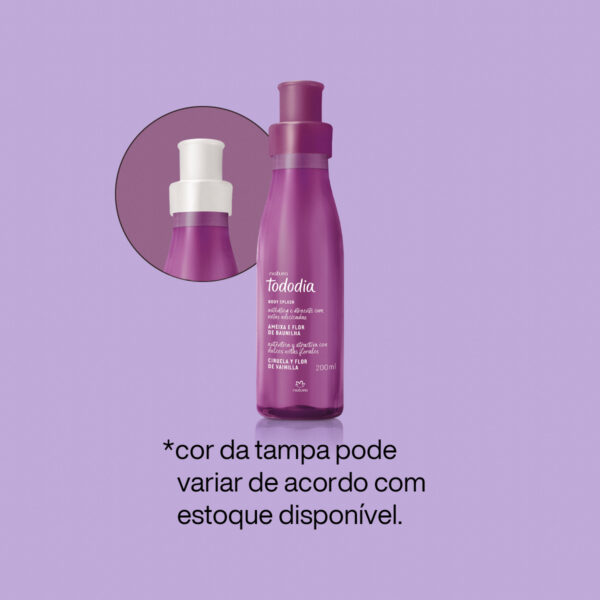 Body Splash Tododia Ameixa e Flor de Baunilha 200 ml - Imagem 3