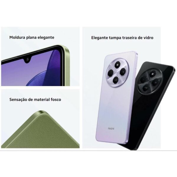 Smartphone Xiaomi Redmi 14C 4/128GB - Preto - Imagem 3