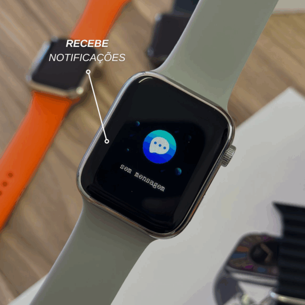 H9 - Smartwatch Capa e 3 Pulseiras 45mm - Imagem 3