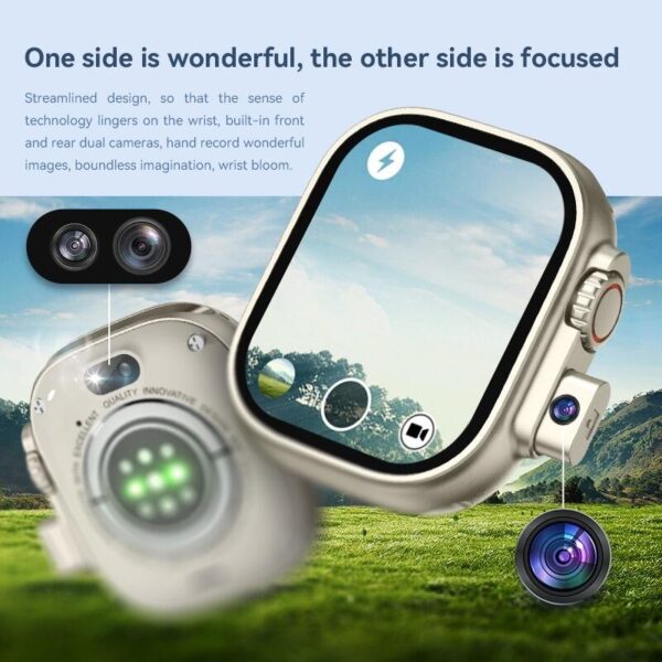 Smartwatch Hw Ultra2 4G 2/64gb Android Amoled 2 Cameras Wifi - Branco - Imagem 8