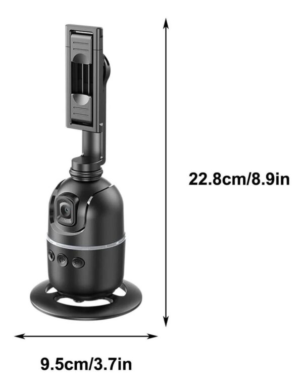 Estabilizador Gimbal de Smartphone 360° Rastreamento Inteligente de Rosto AI Controle Inteligente - Imagem 4
