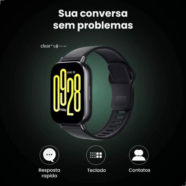Smartwatch Xiaomi Redmi Watch 5 Active A Prova Dagua - Prata - Imagem 2