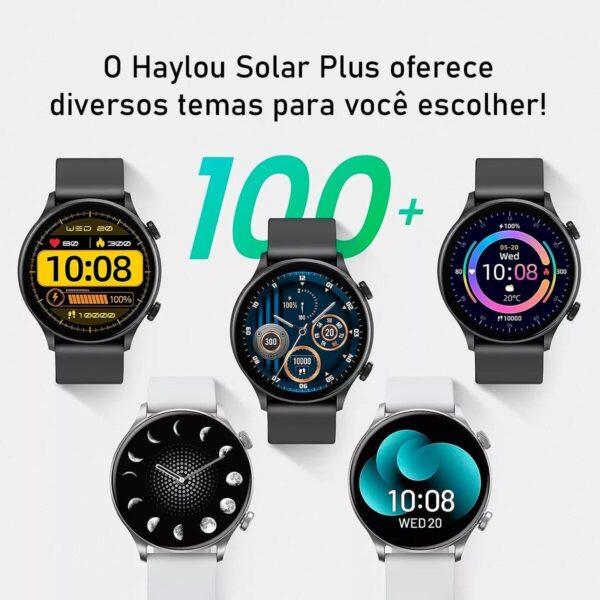 Smartwatch Haylou Solar Plus RT3 Amoled A Prova Dagua - Preto - Imagem 10