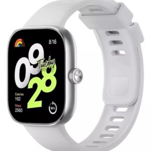 Smartwatch Xiaomi Redmi Watch 4 Amoled GPS A Prova Dagua - Prata