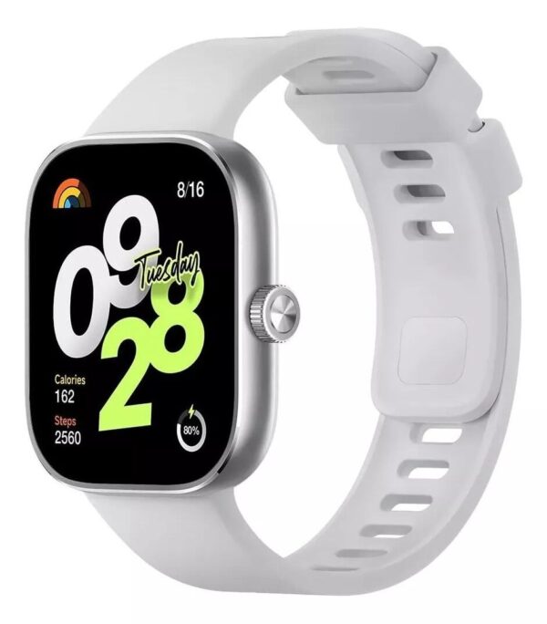Smartwatch Xiaomi Redmi Watch 4 Amoled GPS A Prova Dagua - Prata