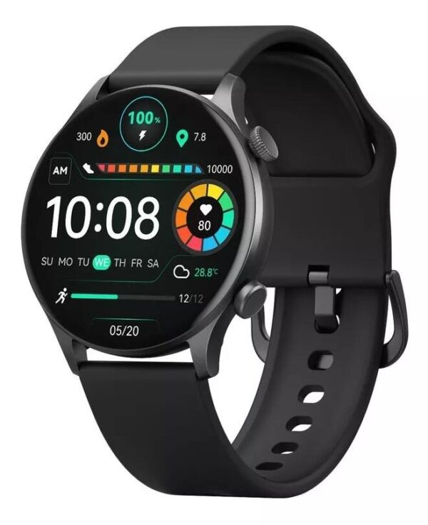 Smartwatch Haylou Solar Plus RT3 Amoled A Prova Dagua - Preto