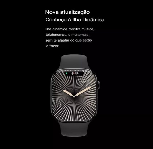 Smartwatch Microwear W10 Pro 46mm Serie 10 2º Geração 2GB Amoled ChatGPT - Prata - Imagem 2