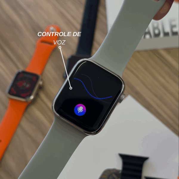 H9 - Smartwatch Capa e 3 Pulseiras 45mm - Imagem 7