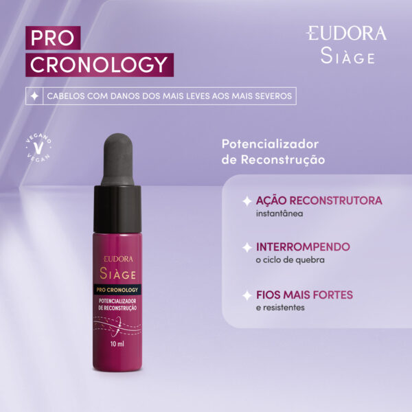 Potencializador de Reconstrução Siàge Pro Cronology 10ml - Imagem 2