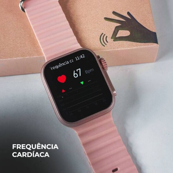 WS26 Ultra 2 mini 44mm | 4 pulseiras | Acabamento premium | Dual touch - Imagem 10