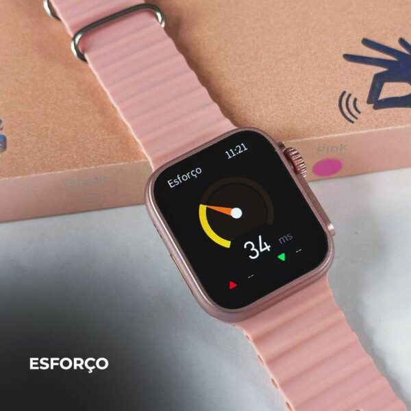 WS26 Ultra 2 mini 44mm | 4 pulseiras | Acabamento premium | Dual touch - Imagem 11