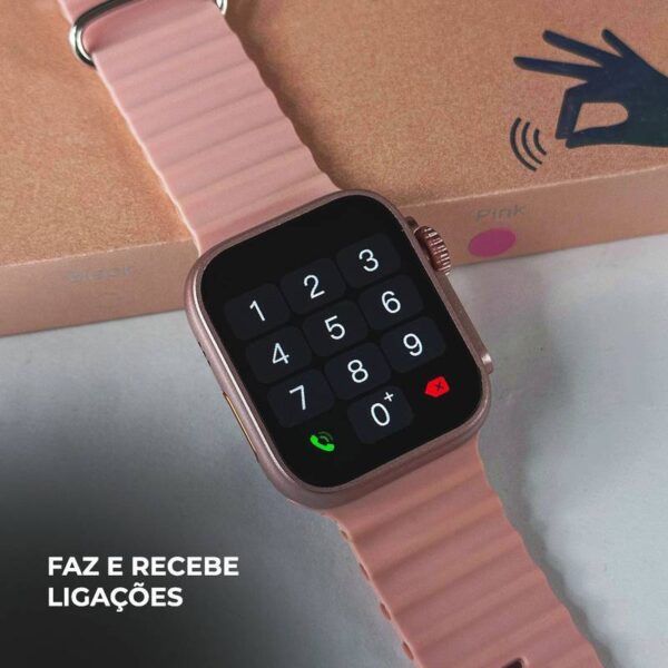 WS26 Ultra 2 mini 44mm | 4 pulseiras | Acabamento premium | Dual touch - Imagem 13