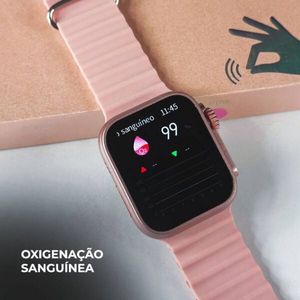 WS26 Ultra 2 mini 44mm | 4 pulseiras | Acabamento premium | Dual touch - Imagem 14