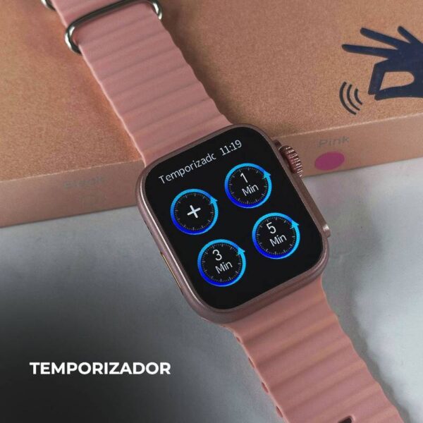 WS26 Ultra 2 mini 44mm | 4 pulseiras | Acabamento premium | Dual touch - Imagem 16