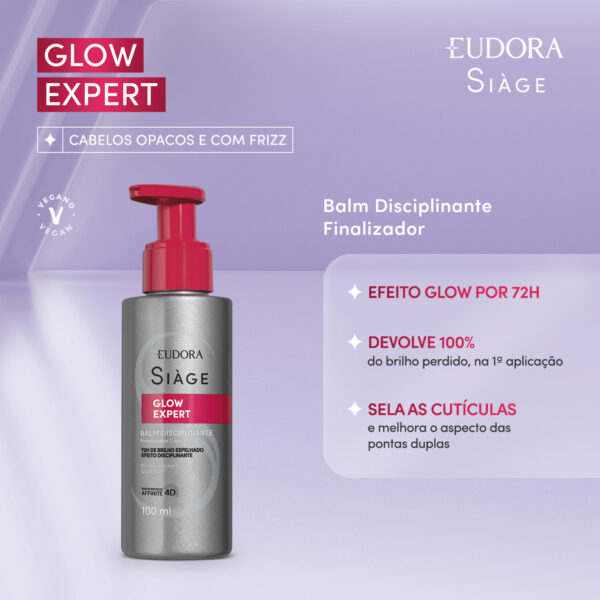 Balm Disciplinante Finalizador Capilar Siàge Glow Expert 100ml - Imagem 2