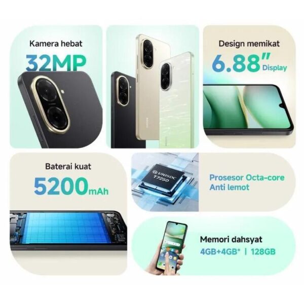 Smartphone Xiaomi Redmi A5 4/128GB - Preto - Imagem 3