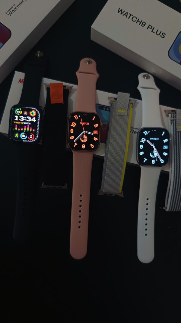 Smartwatch W99+ Plus 2º Geração 45mm Pulseira Extra Tela Amoled Chat GPT Lançamento - Rosa - Imagem 2