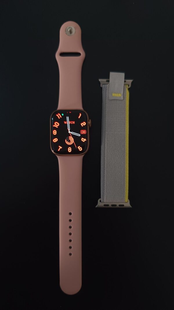 Smartwatch W99+ Plus 2º Geração 45mm Pulseira Extra Tela Amoled Chat GPT Lançamento - Rosa