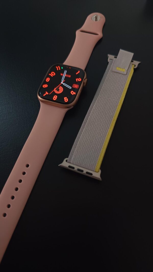 Smartwatch W99+ Plus 2º Geração 45mm Pulseira Extra Tela Amoled Chat GPT Lançamento - Rosa - Imagem 9