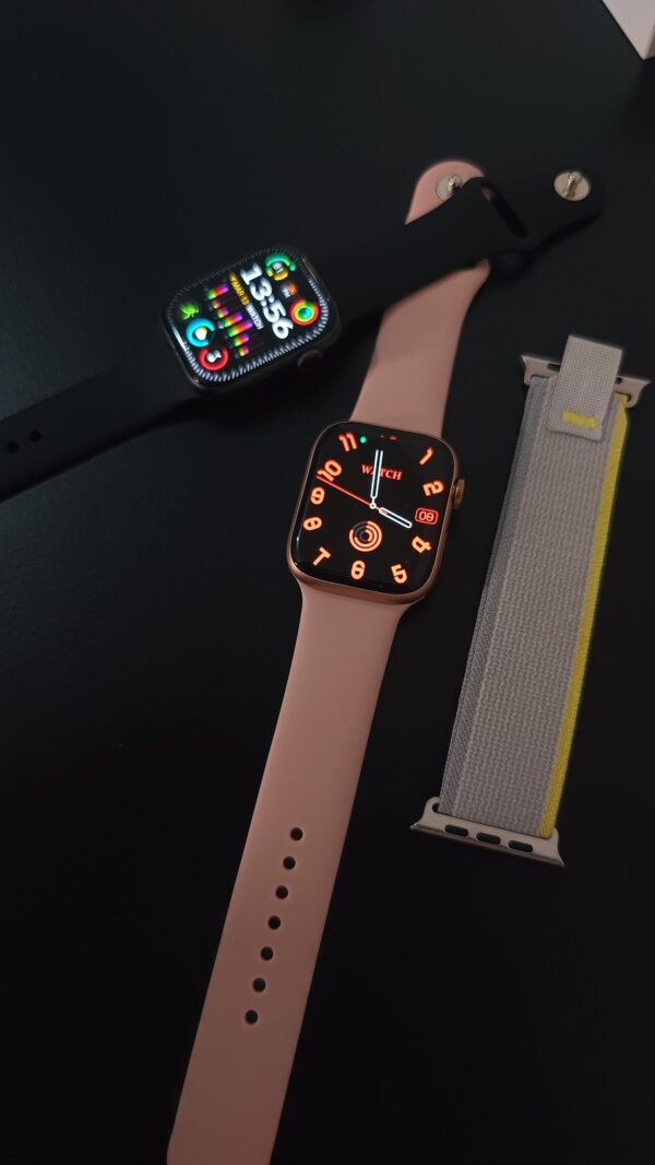 Smartwatch W99+ Plus 2º Geração 45mm Pulseira Extra Tela Amoled Chat GPT Lançamento - Rosa - Imagem 8