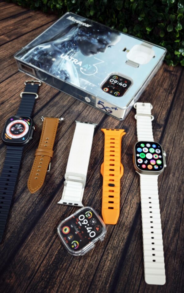 Smartwatch Ultra 3 Ai 5G 2/16GB Amoled Com Chip Android Camera Wifi - Preto - Imagem 3
