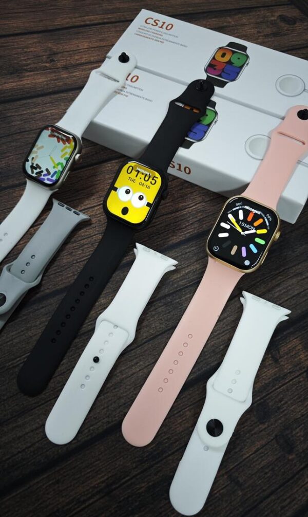 Smartwatch CS10 47mm Serie 10 NFC Jogos Pulseira Extra Lançamento - Branco - Imagem 4