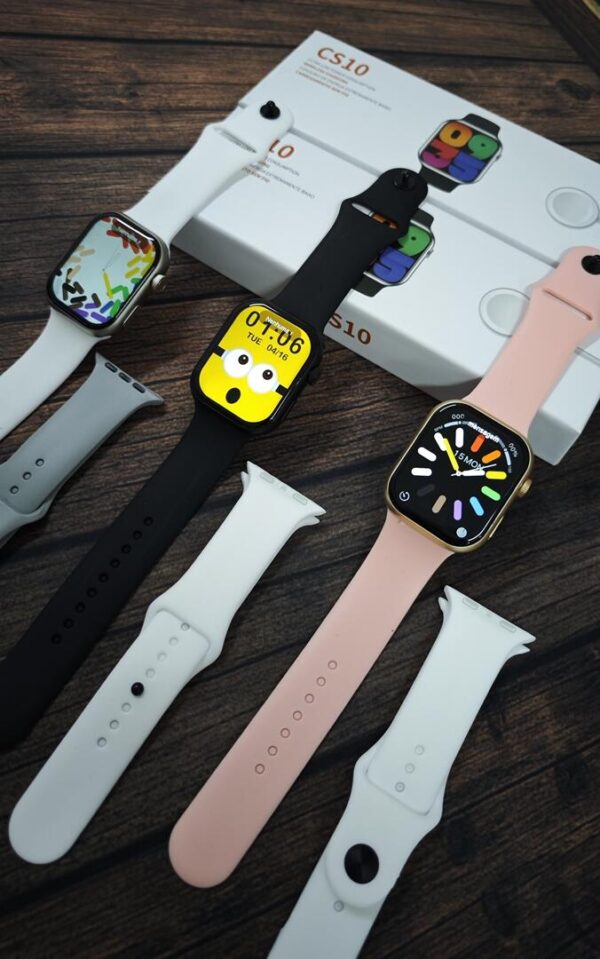 Smartwatch CS10 47mm Serie 10 NFC Jogos Pulseira Extra Lançamento - Branco - Imagem 6