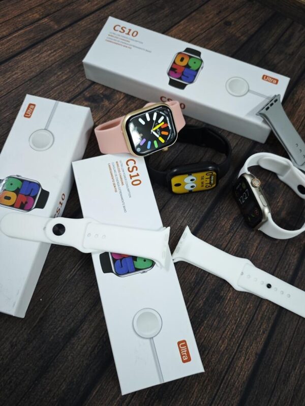Smartwatch CS10 47mm Serie 10 NFC Jogos Pulseira Extra Lançamento - Branco - Imagem 8