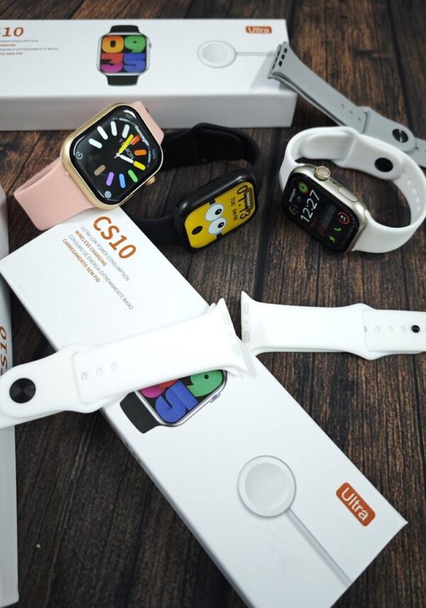 Smartwatch CS10 47mm Serie 10 NFC Jogos Pulseira Extra Lançamento - Branco - Imagem 5