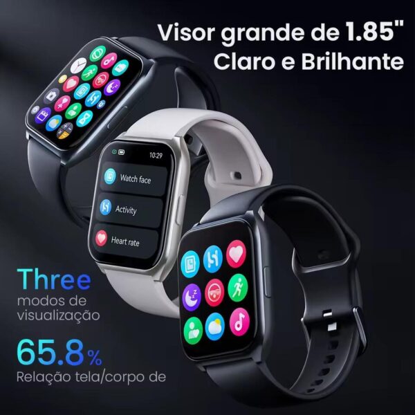 Smartwatch Haylou Watch 2 A Prova Dagua - Preto - Imagem 8