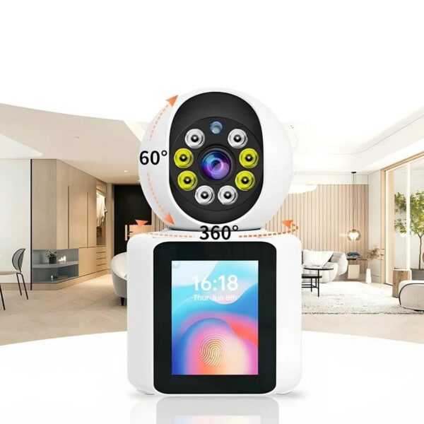 Câmera Wi-Fi Inteligente 4MP Com Tela Integrada e Vídeo Chamada - Imagem 9