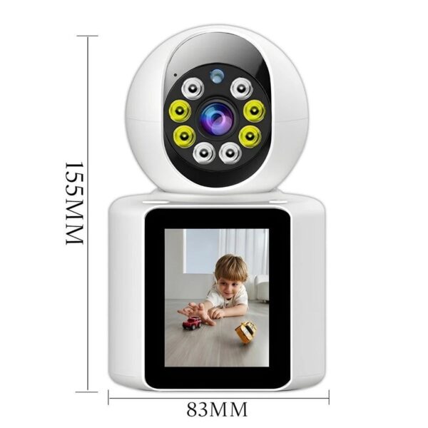 Câmera Wi-Fi Inteligente 4MP Com Tela Integrada e Vídeo Chamada - Imagem 10