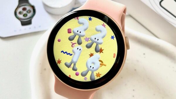 Smartwatch W8P W28 Pro Redondo Serie 8 Com NFC Comando de Voz - Rosa - Imagem 4