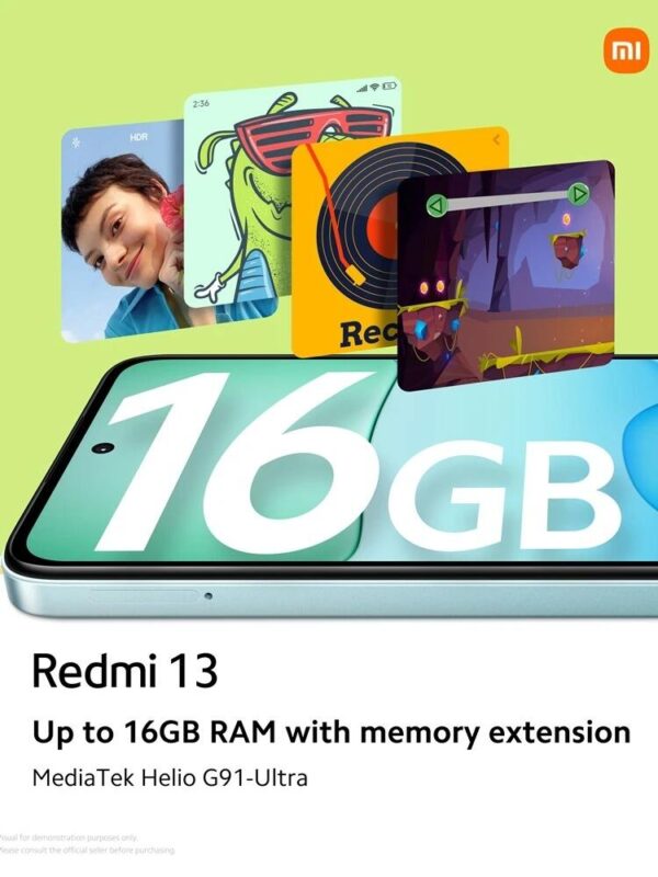 Smartphone Xiaomi Redmi 13 8/256GB - Preto - Imagem 4